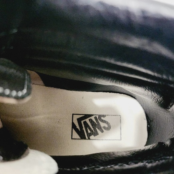 VANS Old Skool SK8 Hi High Top Sneakers 500714 Black White Men's Size 12 Shoes - Picture 4 of 12